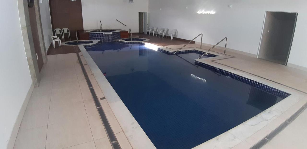 Flat No Apart-Hotel Cavalinho Branco Com Piscina Aquecida 1D8 Águas de Lindóia Bagian luar foto